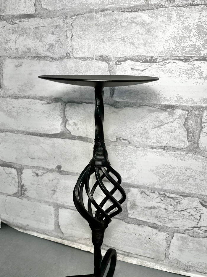 Cast Iron Candle Stand 12"
