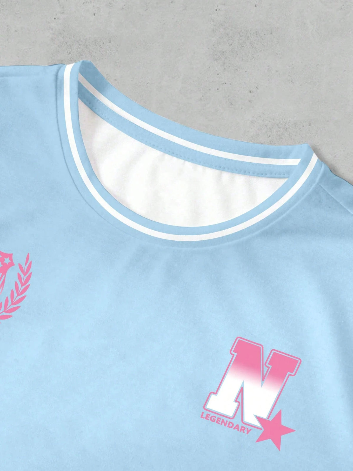 Casual Street Sense Retro Dot Digital Combined Letter Sports College Style Women's T-Shirt
