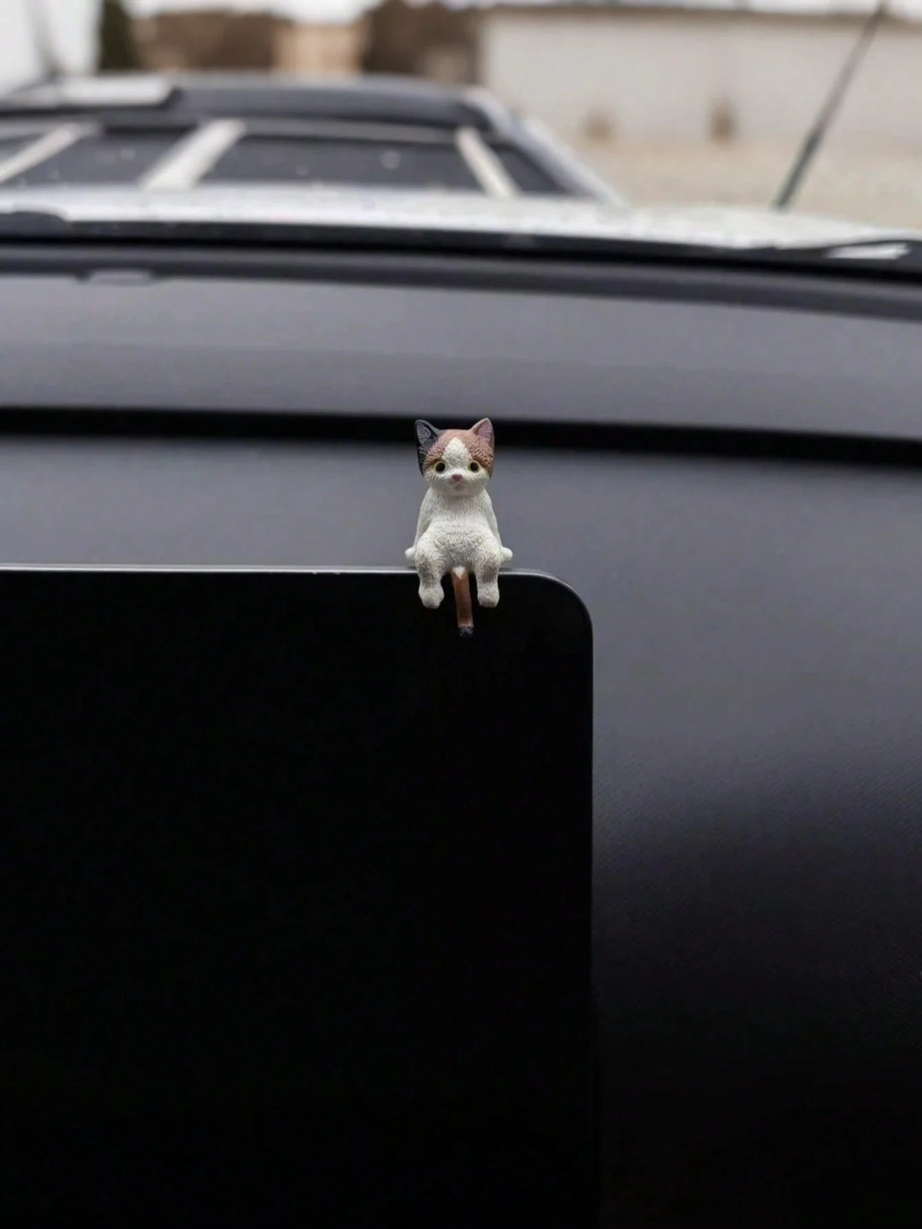 Cat-Themed Car Accessories- Aquarium Cat Sculpture, Dashboard Display, Side Window Doll, And Other Cute Car Interior Decorations- Must-Have For Any Car Owner!