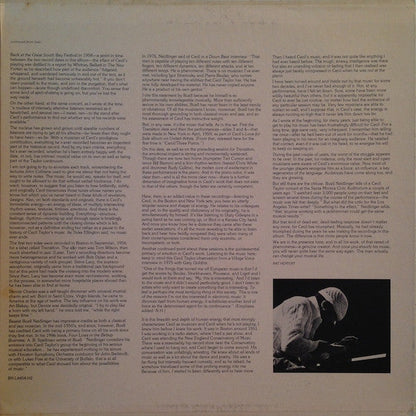 Cecil Taylor - In Transition (LP) [US] 1st (Very Good Plus (VG+))