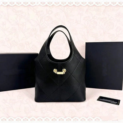 CHAN New Lightweight Luxury Bucket Bag, Minimalist Stylish Genuine Leather Shoulder Bag, Suitable For Commuting, Daily Use, And Dates