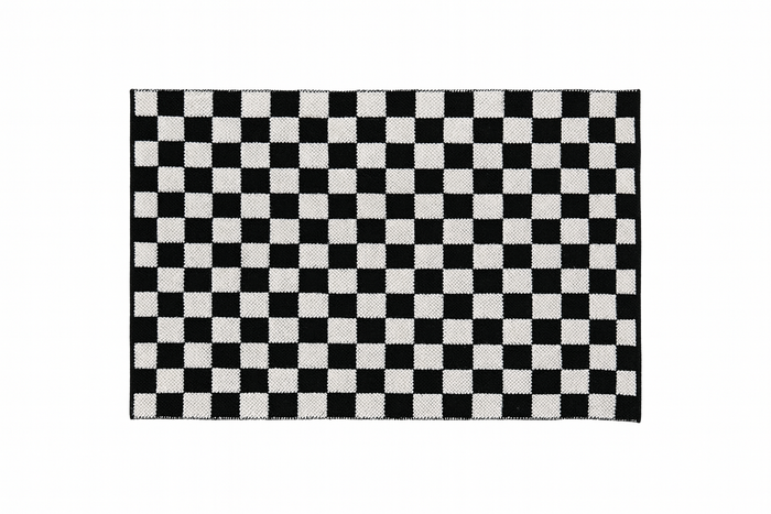Checkered Layering Rug