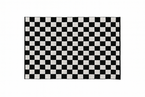 Checkered Layering Rug