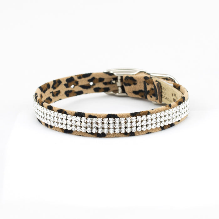Cheetah Couture 3 Row Giltmore Collar
