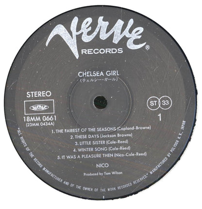 Chelsea Girl (1987 Japanese Press)