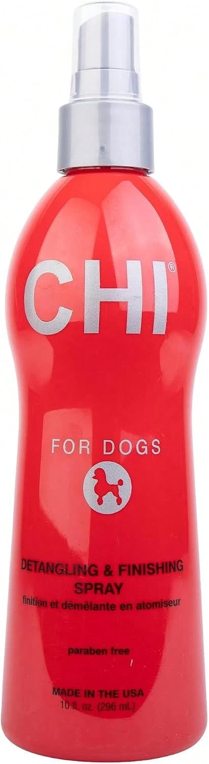 CHI For Dogs Detangling Finishing Spray Leave-In Dog Grooming Mist Releases Tangles And Knots Light Conditioning Shine Finish Sulfate And Paraben