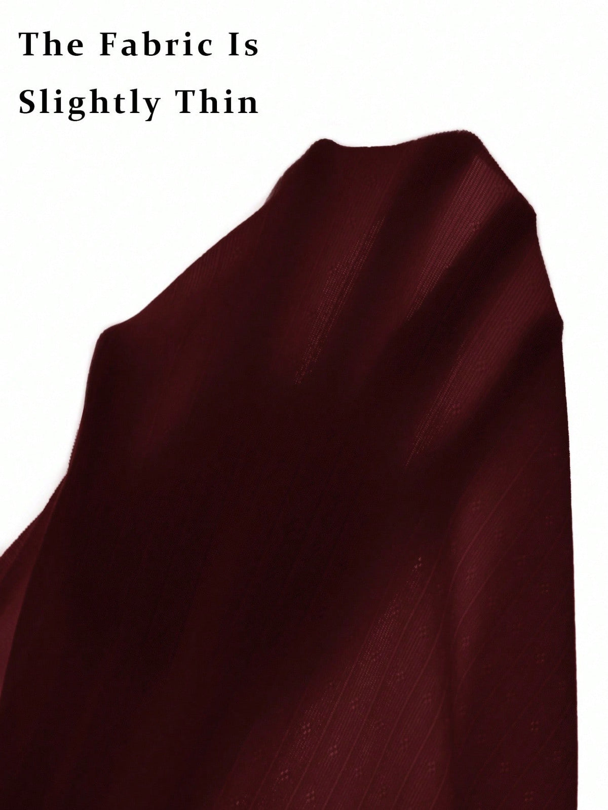 ChicEase Women Summer Sweet Lace Trim Long Sleeve T-Shirt,Slim 3-Button Casual Tee Tops,Burgundy,Autumn,Elegant, Wine Red Burgundy Dark Red Top