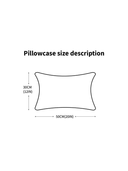 Cirelle 1pc Floral Embroidered Ruffle Trim Cushion Cover Without Filler, Modern Embroidered Design Decorative Cushion Cover For Bed, Sofa