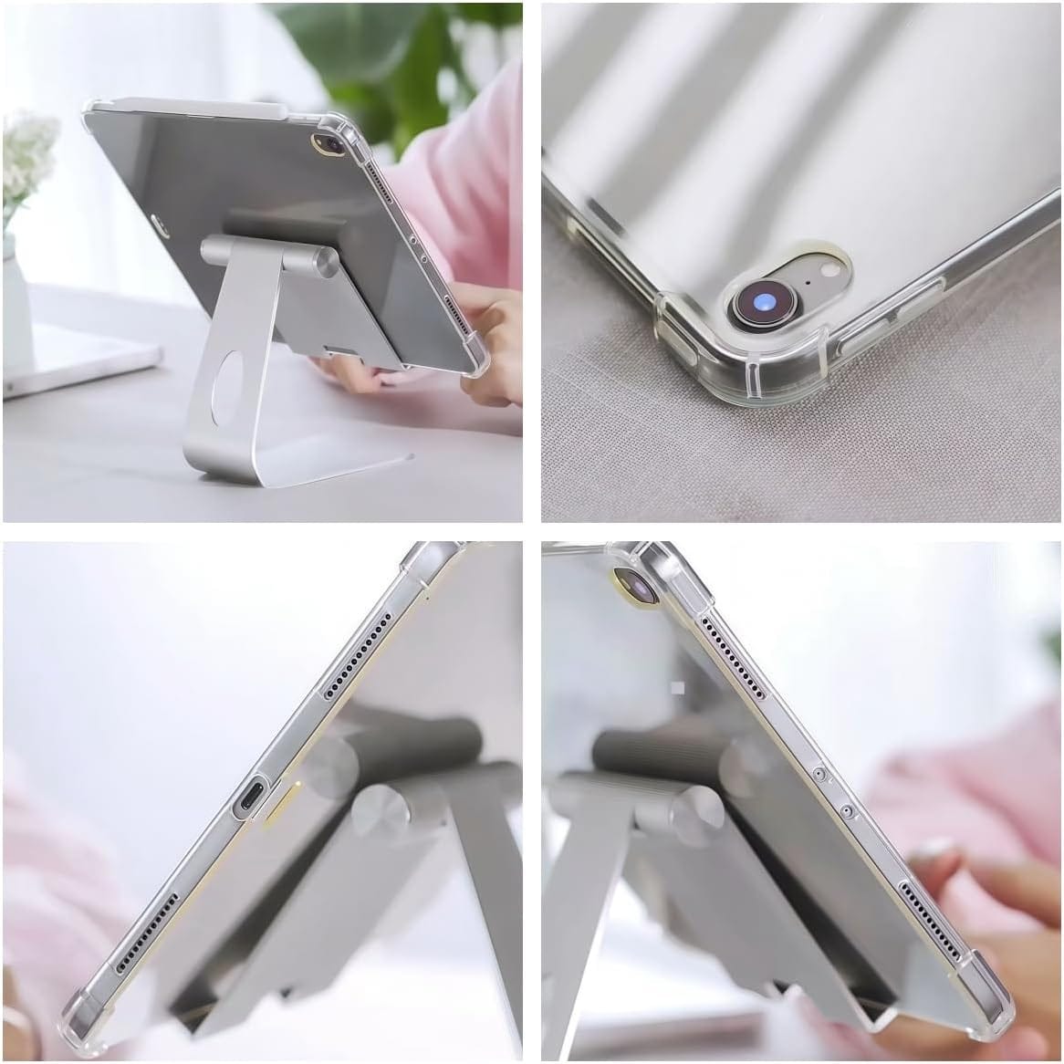 Clear Case For IPad (A16) 11th Generation 2025 11-Inch/10th Generation 2022 10.9 Inch, Lightweight Soft TPU, Anti-Scratch Ultra Slim Protective Tablet Cover, Shockproof Impact Resistant, Clear