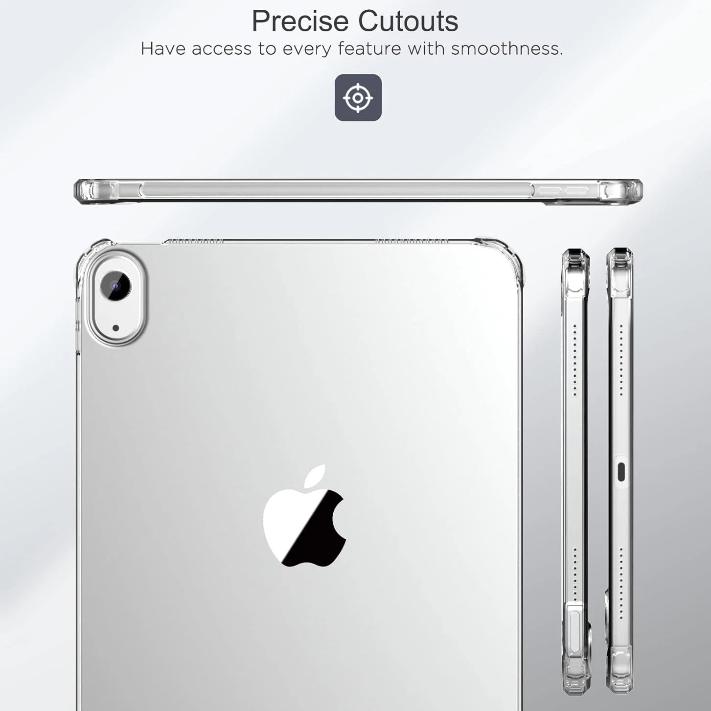 Clear Case For IPad (A16) 11th Generation 2025 11-Inch/10th Generation 2022 10.9 Inch, Lightweight Soft TPU, Anti-Scratch Ultra Slim Protective Tablet Cover, Shockproof Impact Resistant, Clear
