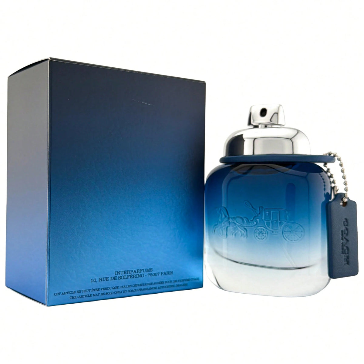 Coach New York Blue EDT Cologne For Men 1.3 Oz/ 40ml Fresh Woody Aromatic Designer Fragrance Spray