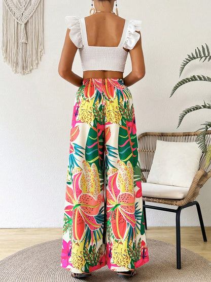 Coeurva Women's Simple Fashionable Casual Pants For Daily Wear