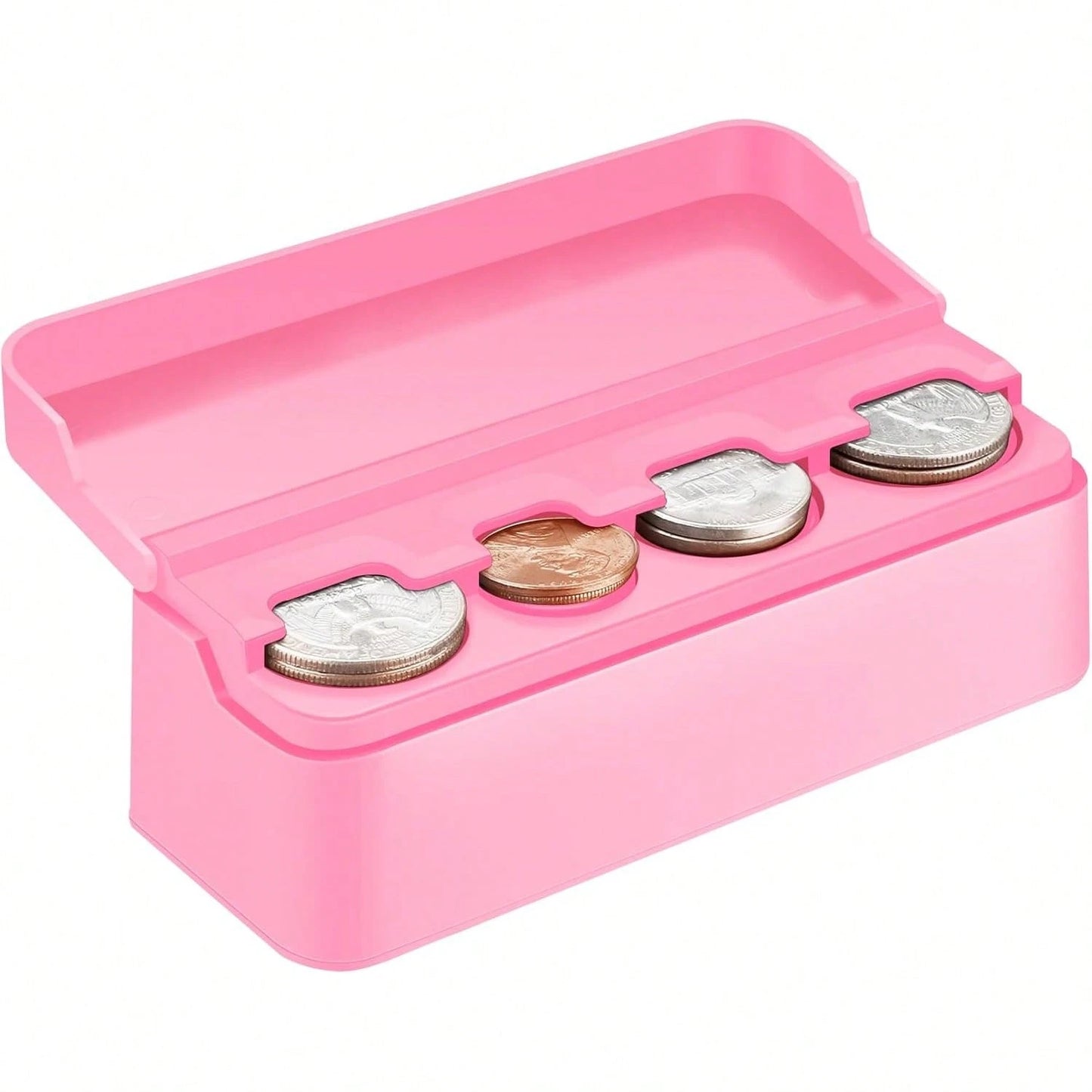Coin Holder Car, Coin Change Organizer Compatible With Coins Of Different Sizes,-Mounted Holder Suitable Most, Trucks