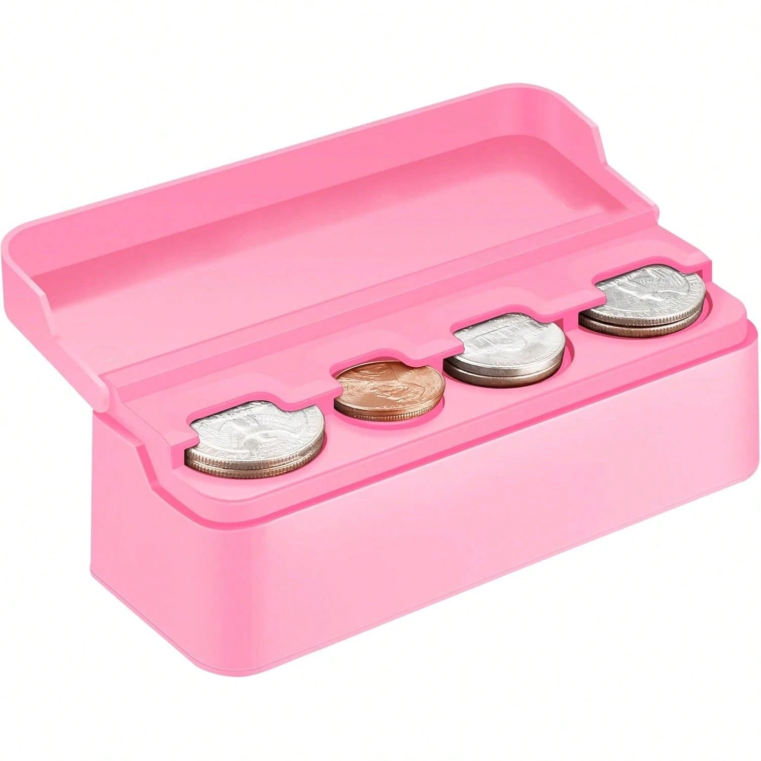 Coin Holder Car, Coin Change Organizer Compatible With Coins Of Different Sizes,-Mounted Holder Suitable Most, Trucks