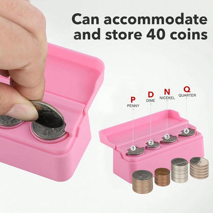 Coin Holder Car, Coin Change Organizer Compatible With Coins Of Different Sizes,-Mounted Holder Suitable Most, Trucks