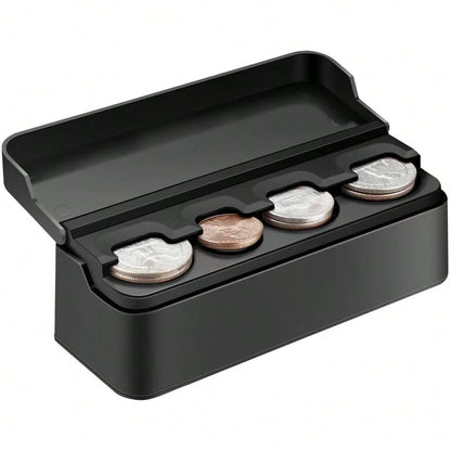 Coin Holder Car, Coin Change Organizer Compatible With Coins Of Different Sizes,-Mounted Holder Suitable Most, Trucks