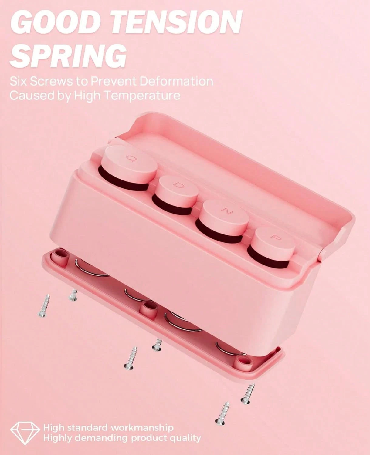 Coin Holder For Car Change Organizer Universal Storage Coin Money Dispenser Fit For Most Car Trucks Accessories(Pink, 1 Pack)