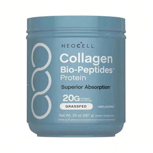 Collagen Bio-Peptides Protein| 20 Oz| Unflavored| Grassfed| By NeoCell