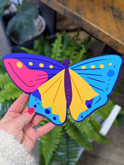Colorful Butterfly Printed Attachment