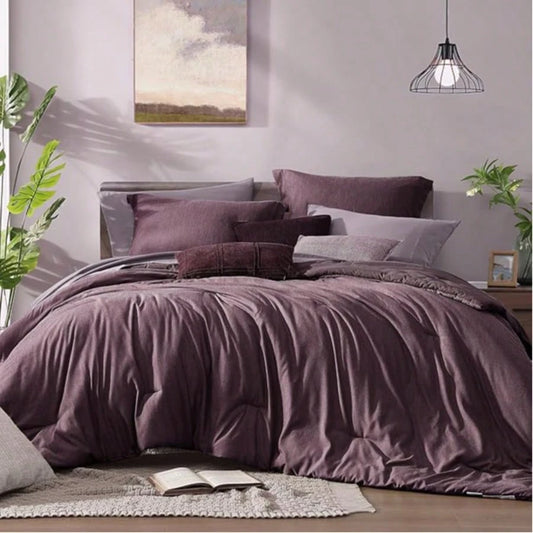 Comforter Set- 7 Pieces Bed In A Bag Queen Bedding Sets With Comforter, Sheets, Pillowcases & Shams, Reversible Bedding Comforters Sets