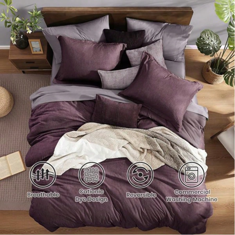 Comforter Set- 7 Pieces Bed In A Bag Queen Bedding Sets With Comforter, Sheets, Pillowcases & Shams, Reversible Bedding Comforters Sets