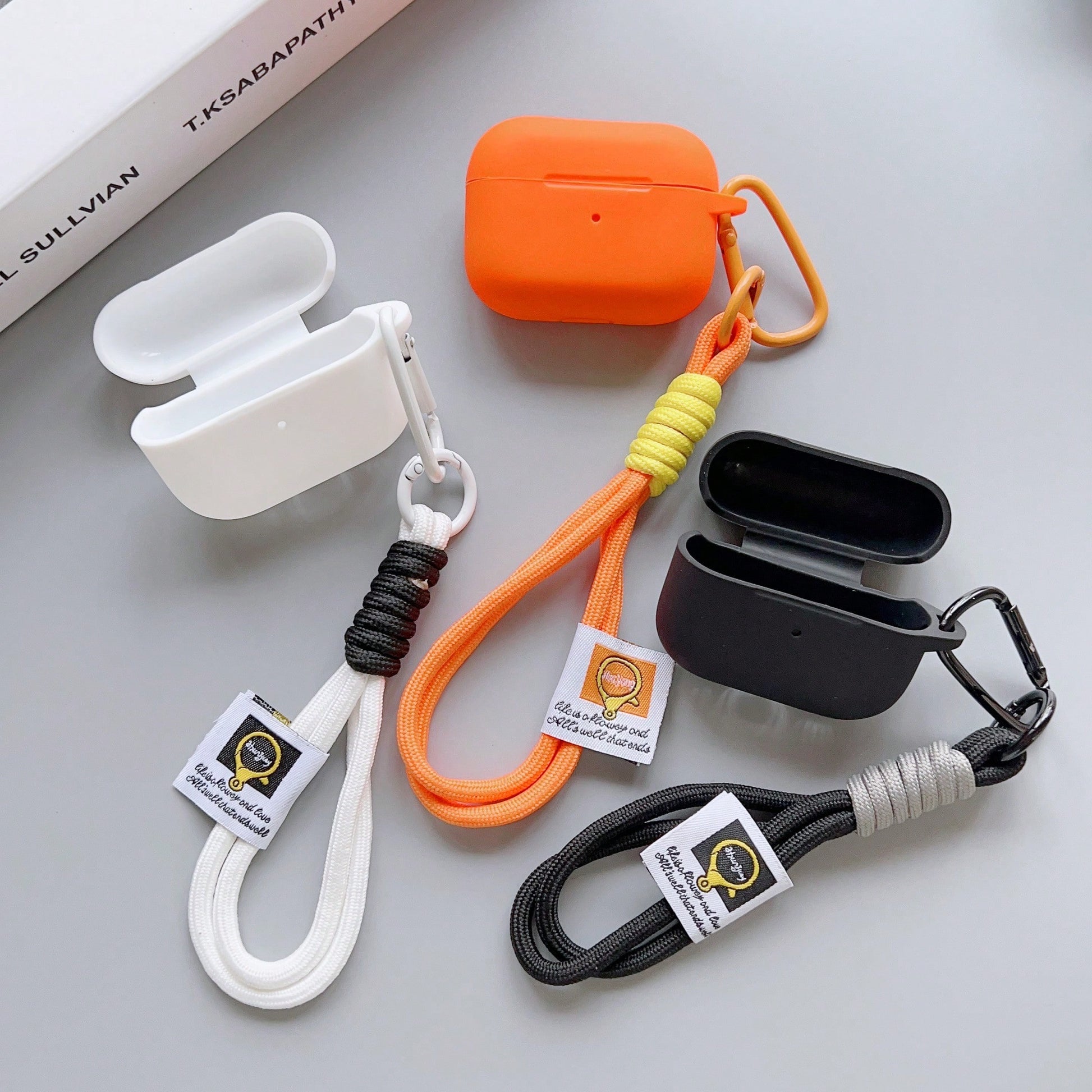 Compatible With Airpod Protective Case, Handmade Woven Rope Bicolor Lanyard Bluetooth Earphone Case, Popular Cross-Border Product
