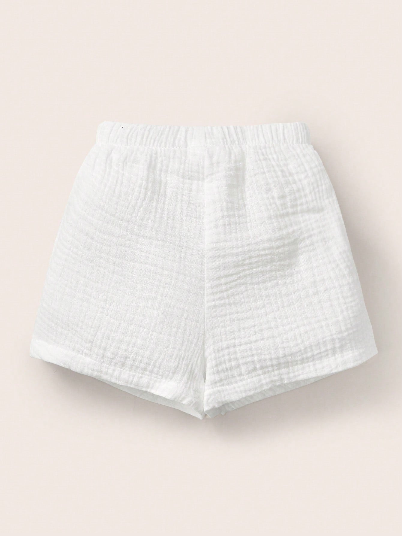 Cozy Pixies Solid Color Set For Spring/Summer Baby Boy Pocket Patchwork Shirt & Shorts