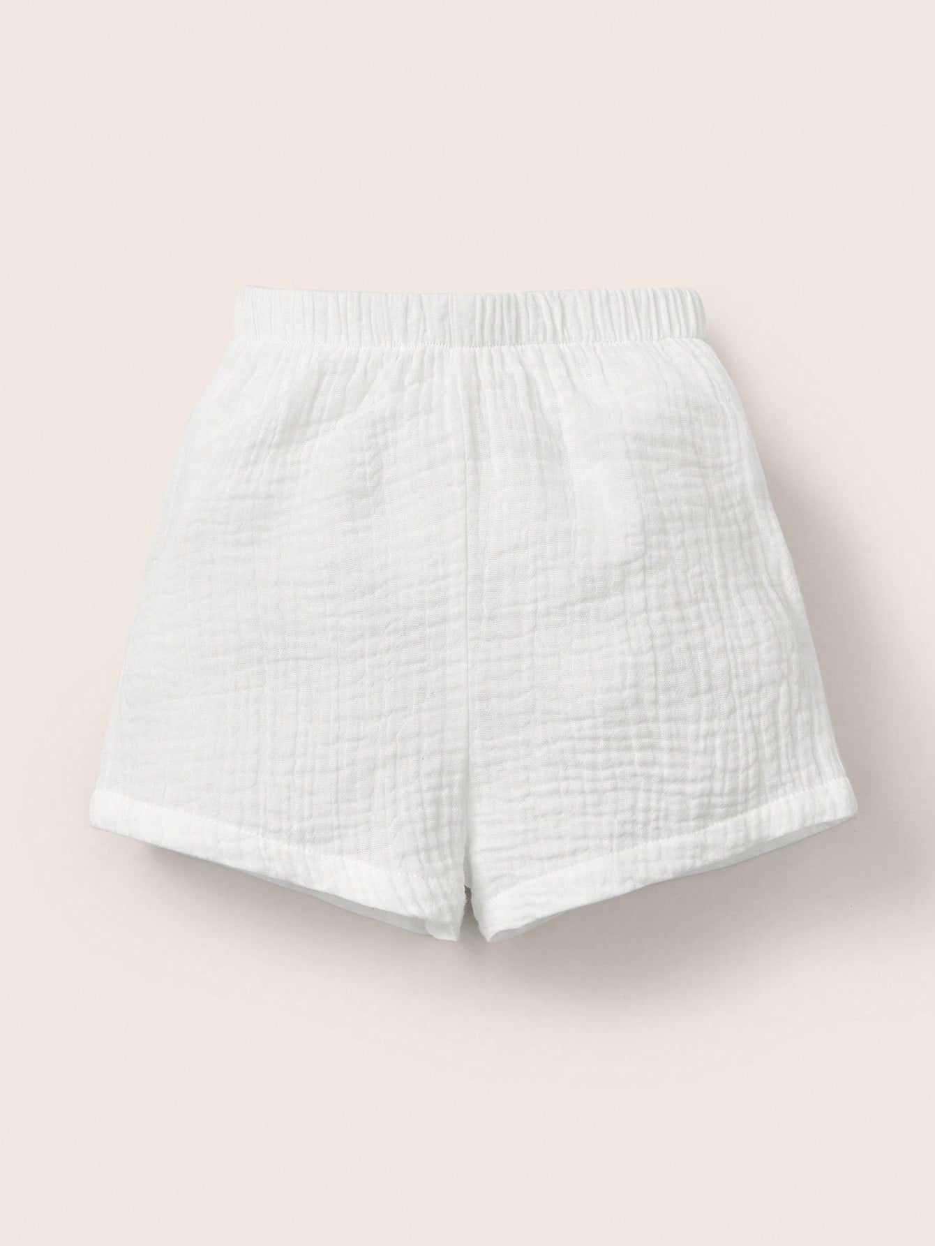 Cozy Pixies Solid Color Set For Spring/Summer Baby Boy Pocket Patchwork Shirt & Shorts