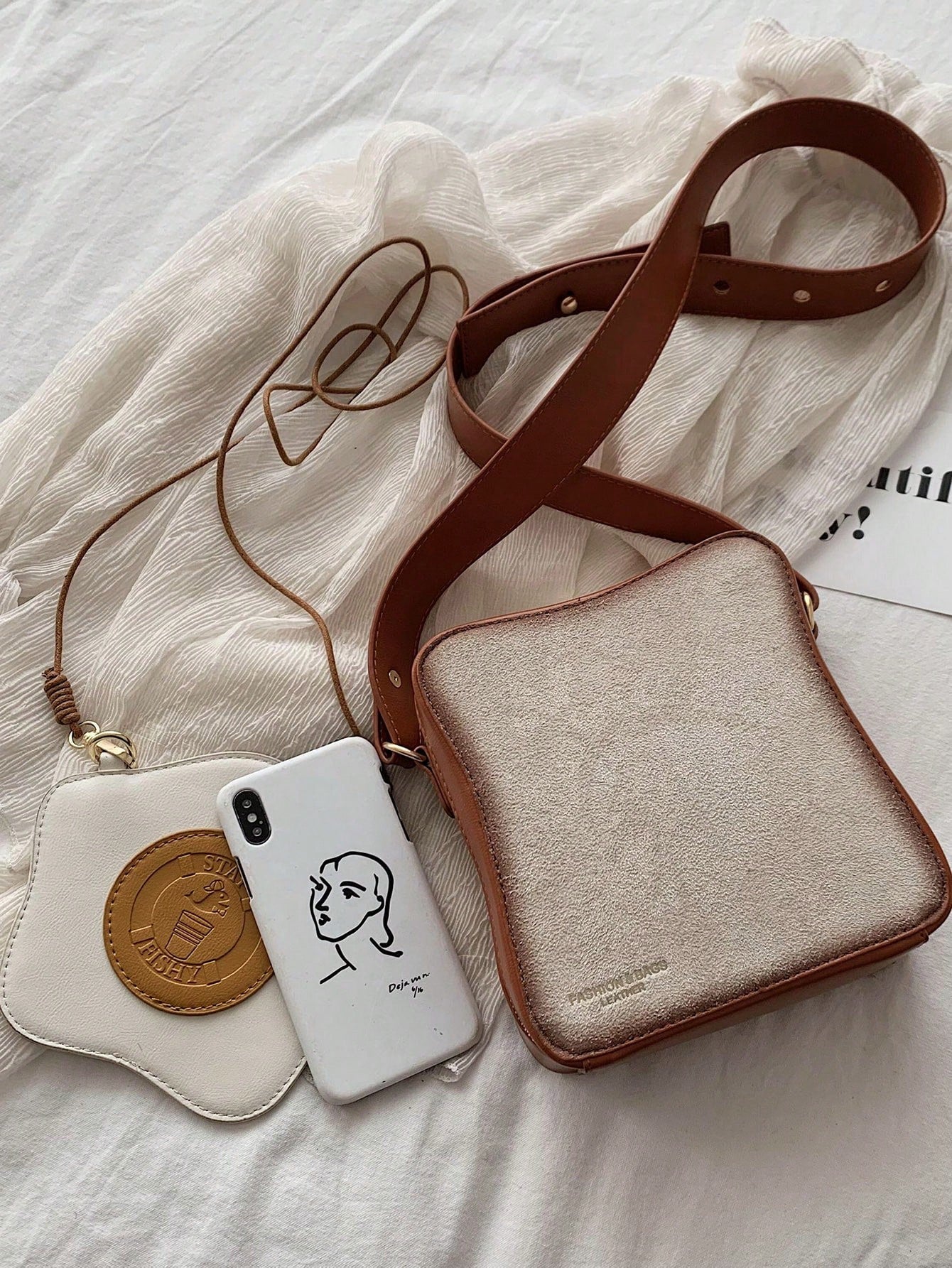 Creative Personalized Crossbody Bag, Suitable For Daily Use, Also Suitable For Teenage Girls, Women, College Students, Office Workers, New Professionals, Etc. Perfect For Parties, Balls, Dinners, Wedd