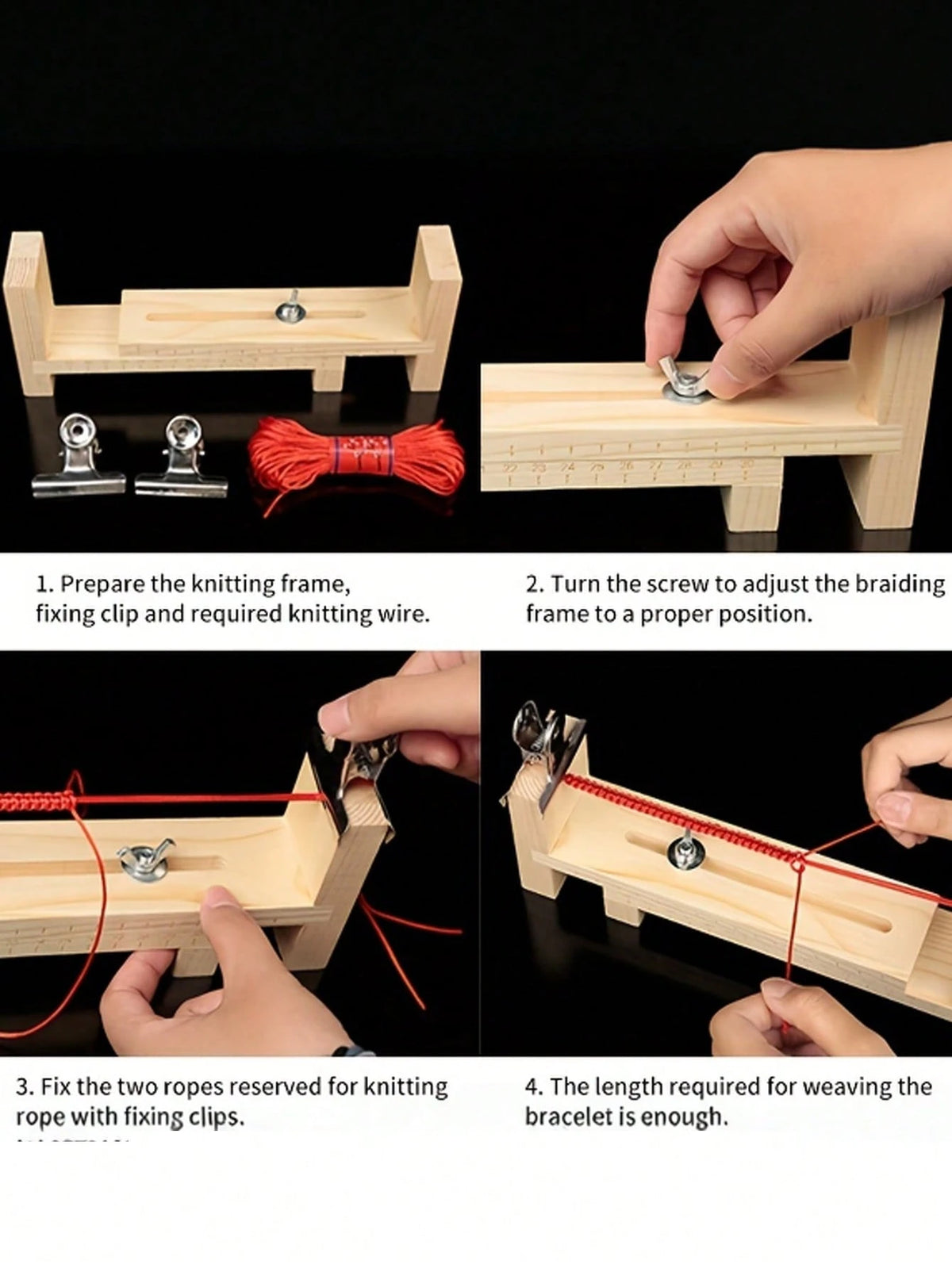 Creative Rope Braiding Tool, Suitable For Handmade Bracelet, Necklace DIY, Rope Repair Tool, Practical Weaving Tool, Macrame Supplies, Kumihimo Braiding, DIY Jewelry Making, Handicraft Supplies, Preci