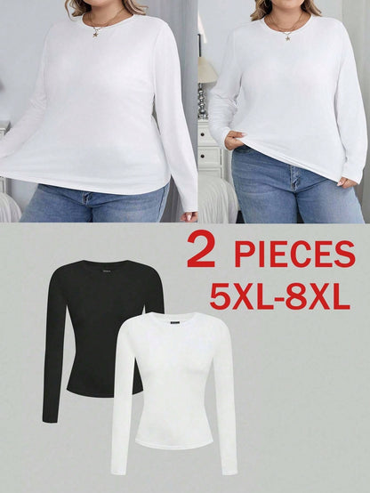 CURVE+ Size Autumn Clothes Fall Clothes Winter Clothes For Winter ClothesPlus Size Casual Long, 2026 22W