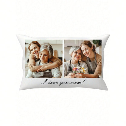 Custom Personalized Photo Text Pillow Soft Comfortable Suitable Daily Halloween Suitable Home Decoration Commemorative Gift It Is The Perfect Gift For Family Members Friends Or Oneself