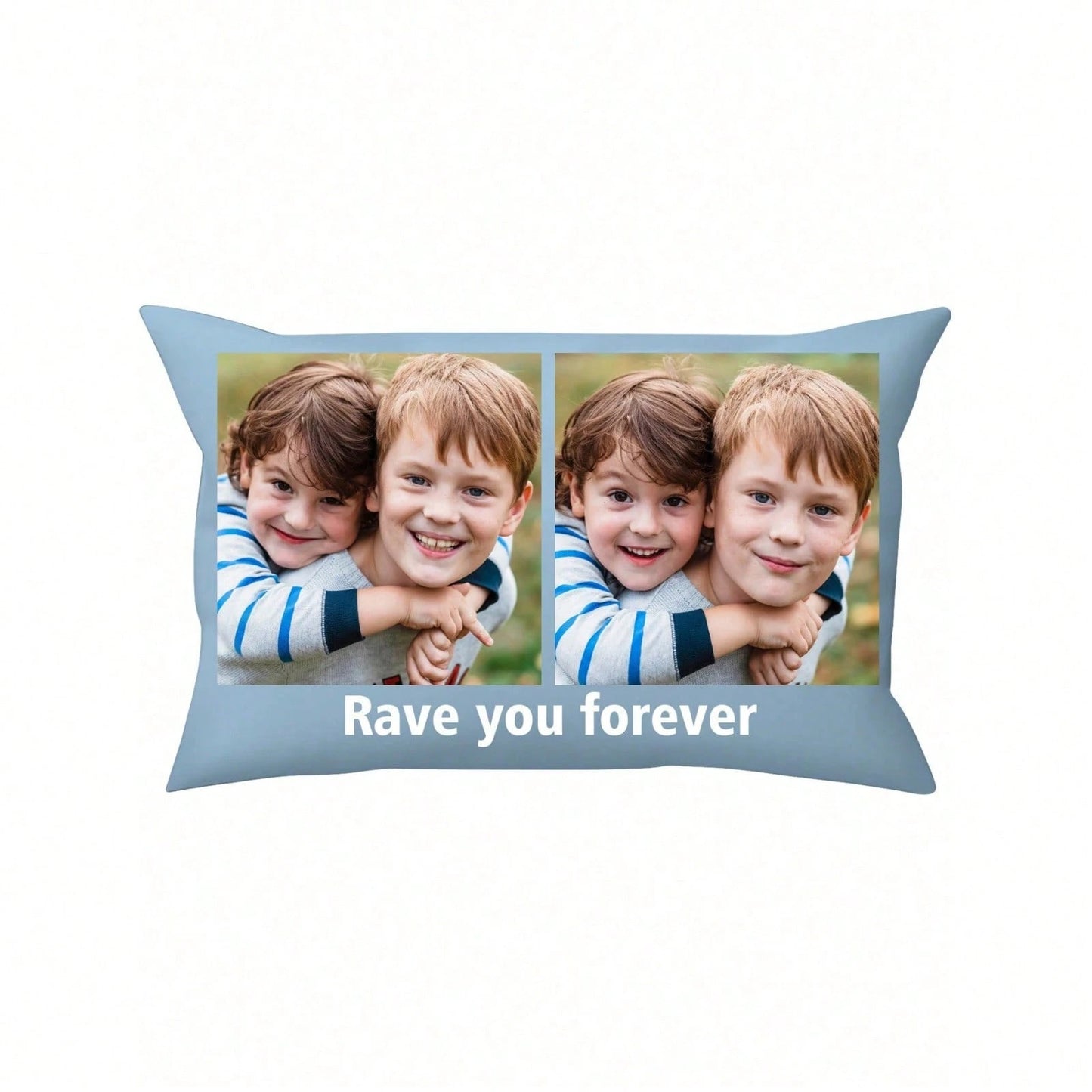 Custom Personalized Photo Text Pillow Soft Comfortable Suitable Daily Halloween Suitable Home Decoration Commemorative Gift It Is The Perfect Gift For Family Members Friends Or Oneself