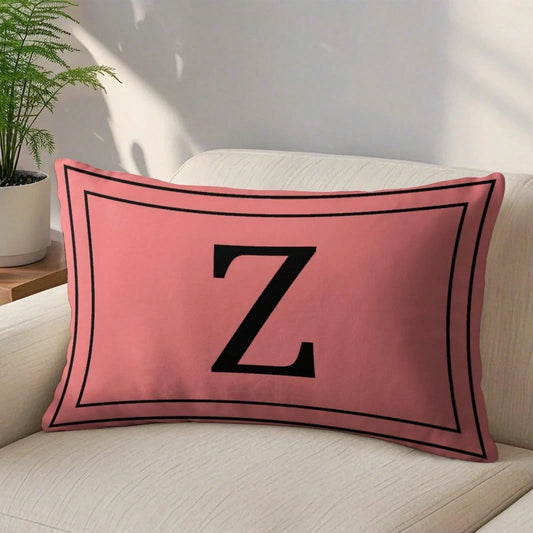 Custom Pillow Case 20″ * 12″ Double-Sided Print Pillow Covers Personalized Letter Home Lumbar Pillow Case, Farmhouse Gifts, Housewarming Gift, Geometric Pattern Living Room Pillow Cover
