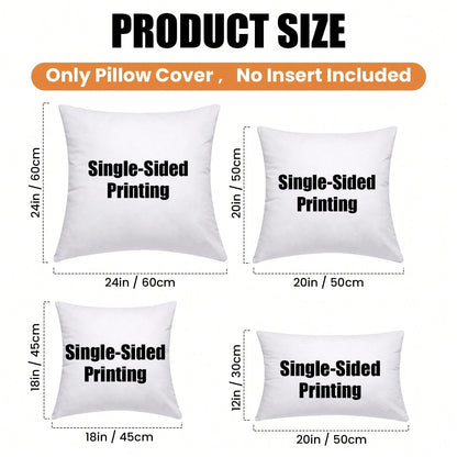Custom Pillow Cover Personalized Photo Throw Pillow Case Single Sided Custom Cushion Cover Memory Gift For Couple Family Friend Wedding Anniversary Home Decor Sofa Bed Couch Room Decor Customized Pill