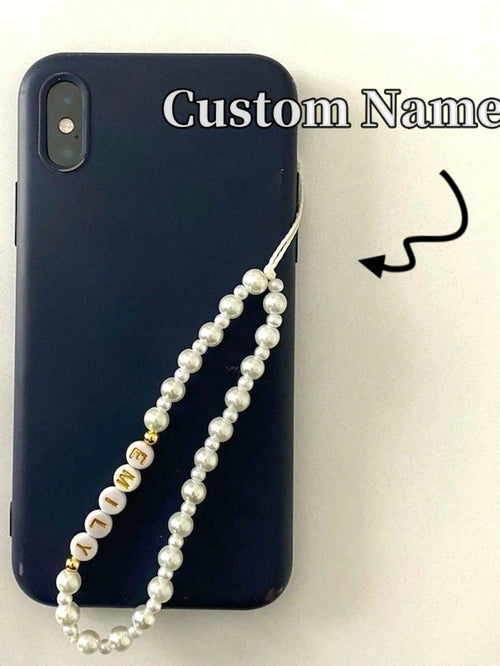 Customizable Colorful Fruit Text Phone Lanyard, Personalized Rainbow Fruit Phone Lanyard, Customizable Name Beaded Phone Accessory, Phone Lanyard, Colorful Fashion Phone Lanyard, Fashionable Fruit Pho