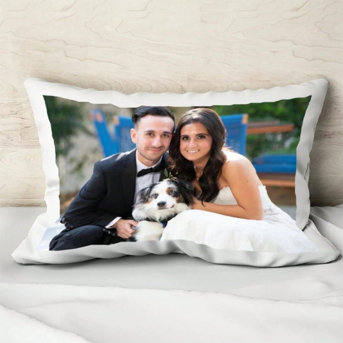 Customized Cushion Covers Personalized Photo Pillow, Single-Sided Printingsoft And Comfortable Cushion Covers, Customized Special Image As Birthday Gifts, Family, Wedding, Souvenir Sofa Bed Car Bedr