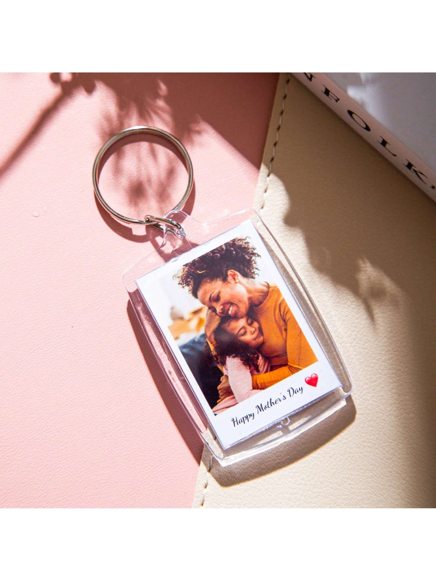 Customized Photo & Text, Personalized Keyring, Couples Keychain, Photo Keychain, Valentine's Day Gift, Birthday Gift, Anniversary Gift, Couples Gift,For Family, Mother's Day Gift, Perfect Gift, Thou