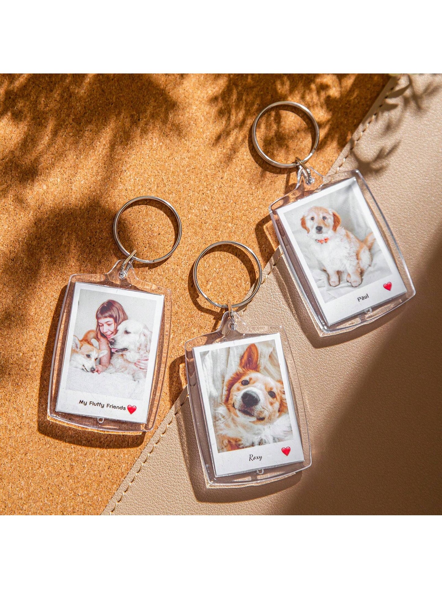 Customized Photo & Text, Personalized Keyring, Couples Keychain, Photo Keychain, Valentine's Day Gift, Birthday Gift, Anniversary Gift, Couples Gift,For Family, Mother's Day Gift, Perfect Gift, Thou