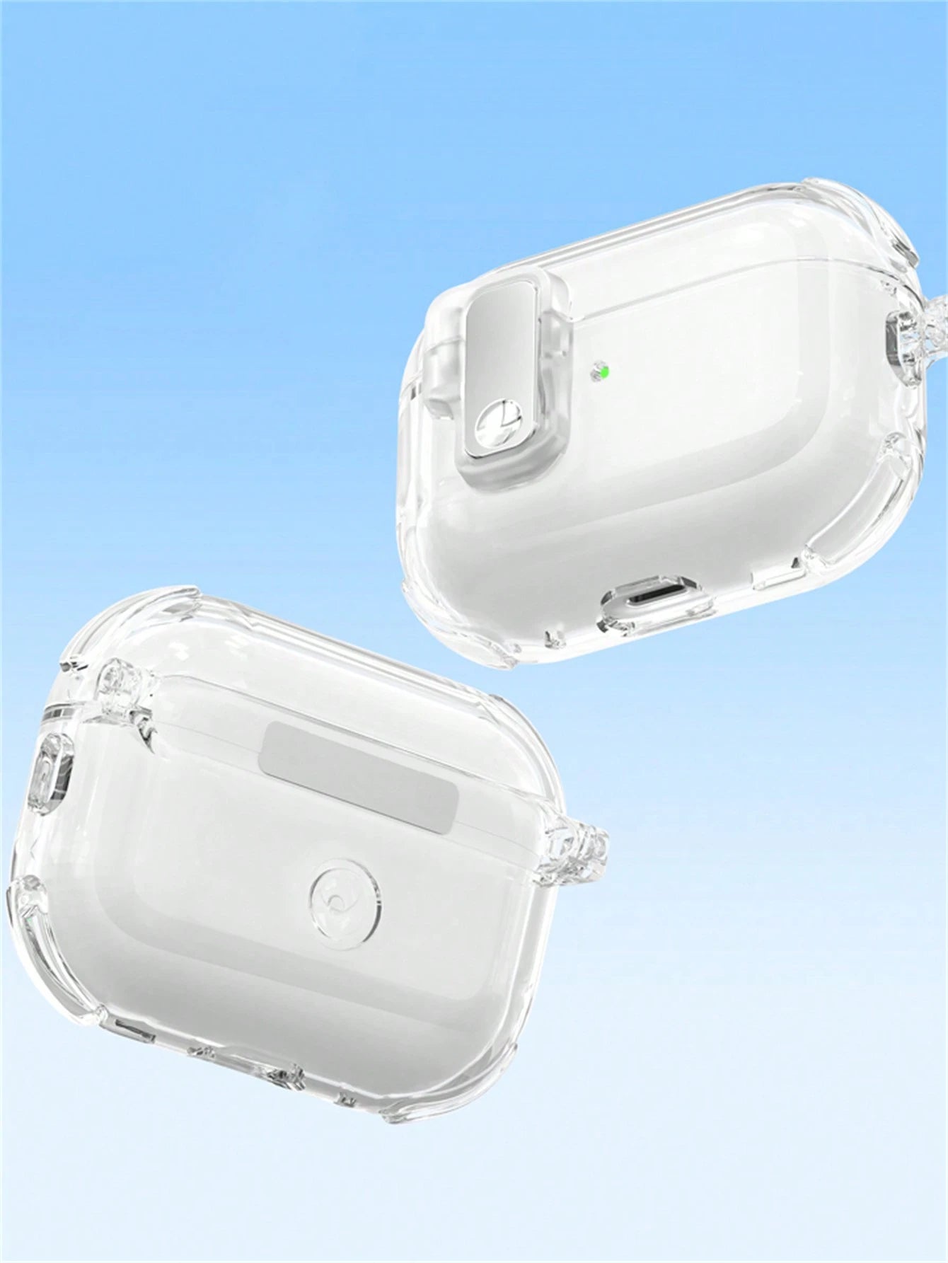 Cute Anti-Drop Automatic Transparent Earphone Protective Case, Compatible With 1 2 3 4 Generation, Compatible With Pro 2 Pro 3, With Lock Anti-Loss Protective Case