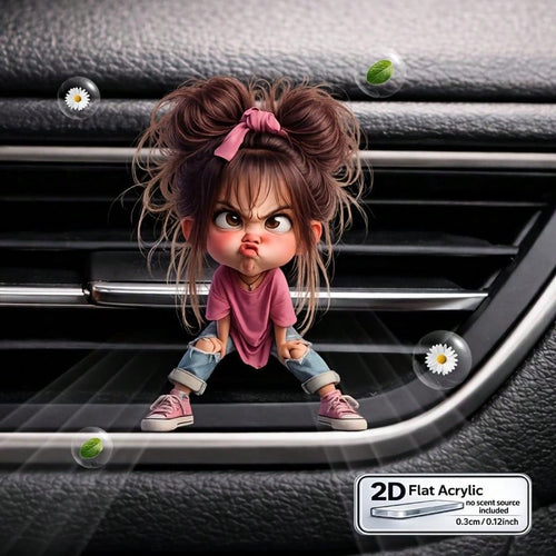 Cute Little Girl Car Air Vent Decor