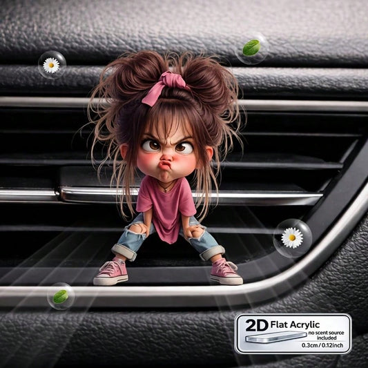 Cute Little Girl Car Air Vent Decor