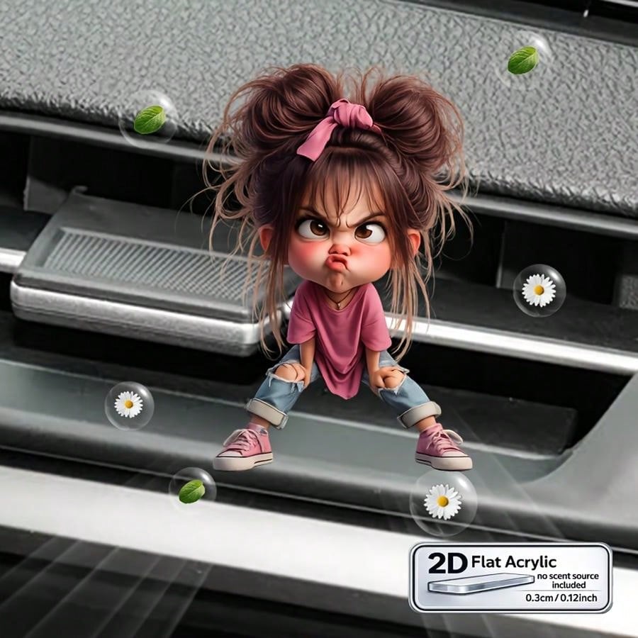 Cute Little Girl Car Air Vent Decor