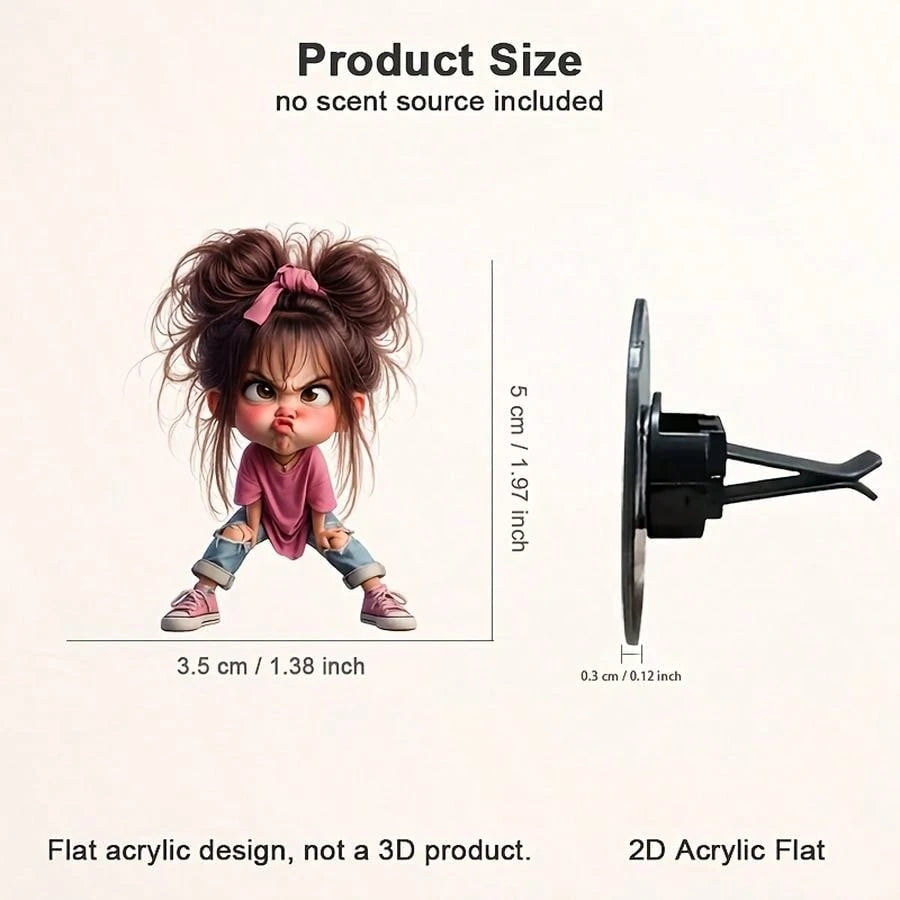 Cute Little Girl Car Air Vent Decor
