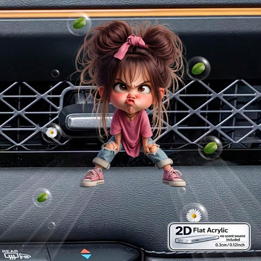 Cute Little Girl Car Air Vent Decor