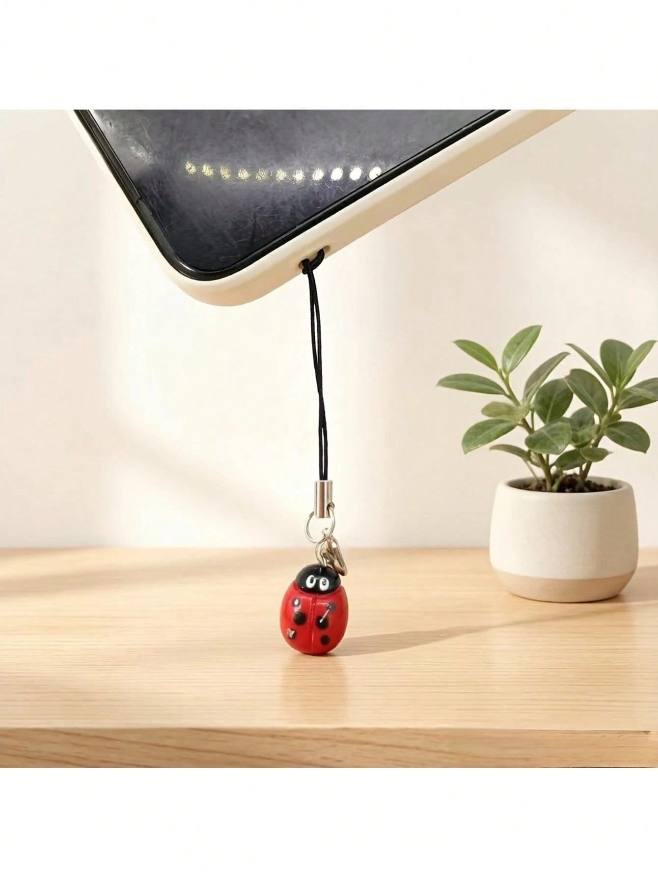 Cute Red Ladybug Phone Charm/Decor