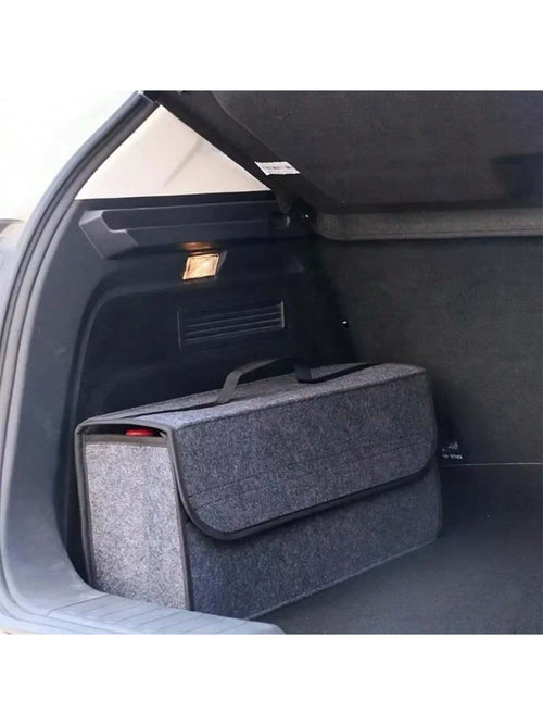 Dark Gray Car Trunk Felt Storage Bag Three Sizes To Choose From Car Felt Storage Box Car Storage Bag Enlarged And Thickened Soft Felt Storage Box Household Storage Box Car Storage Box Neatly Stored Mi