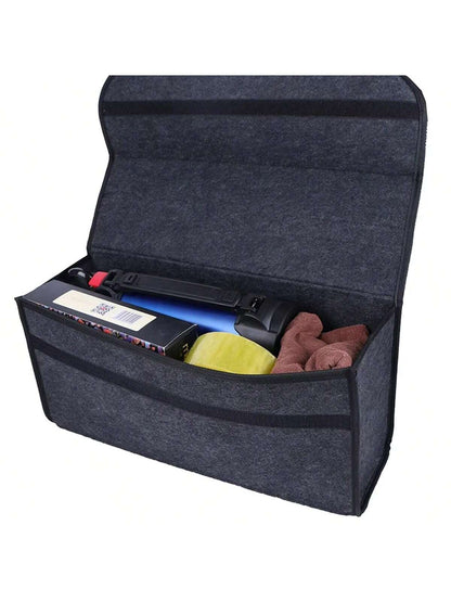 Dark Gray Car Trunk Felt Storage Bag Three Sizes To Choose From Car Felt Storage Box Car Storage Bag Enlarged And Thickened Soft Felt Storage Box Household Storage Box Car Storage Box Neatly Stored Mi