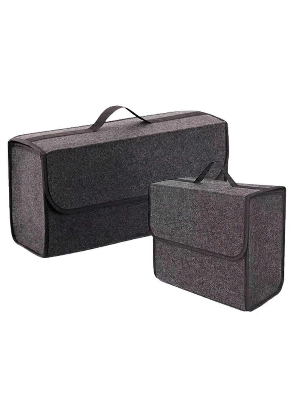 Dark Gray Car Trunk Felt Storage Bag Three Sizes To Choose From Car Felt Storage Box Car Storage Bag Enlarged And Thickened Soft Felt Storage Box Household Storage Box Car Storage Box Neatly Stored Mi