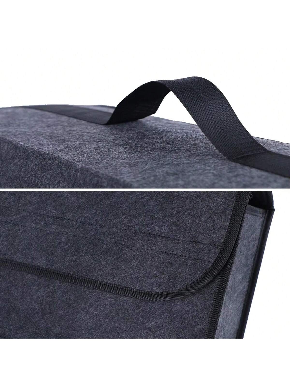 Dark Gray Car Trunk Felt Storage Bag Three Sizes To Choose From Car Felt Storage Box Car Storage Bag Enlarged And Thickened Soft Felt Storage Box Household Storage Box Car Storage Box Neatly Stored Mi